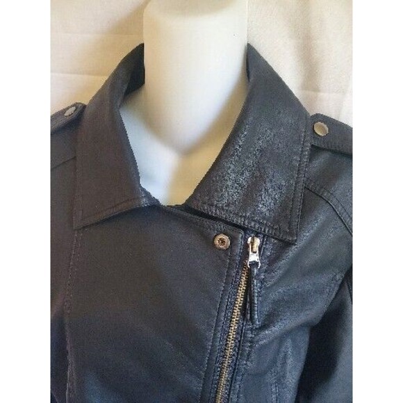 David's Bridal faux leather just married jacket - Picture 4 of 11